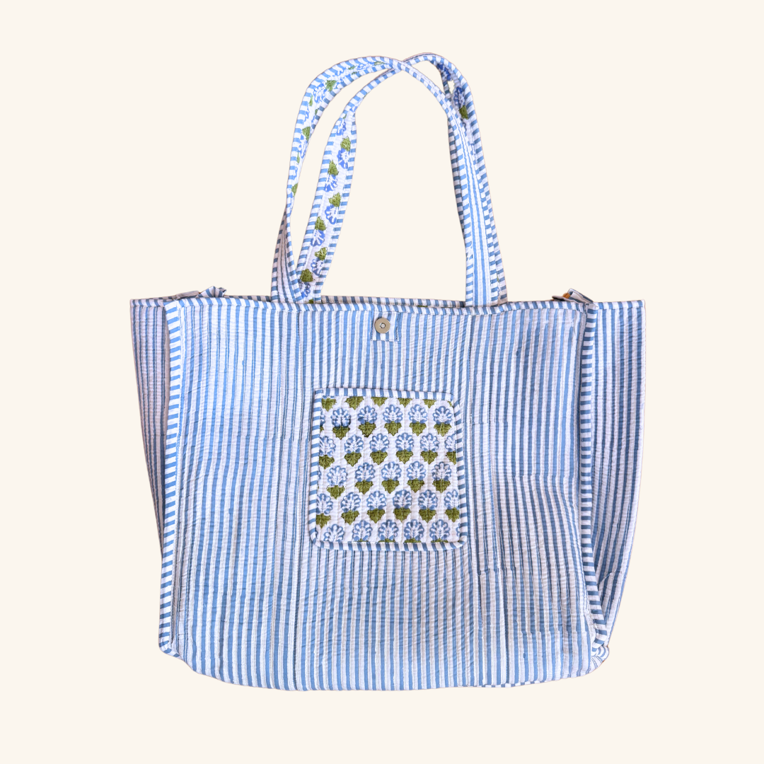 Capri Ruffle Tote
