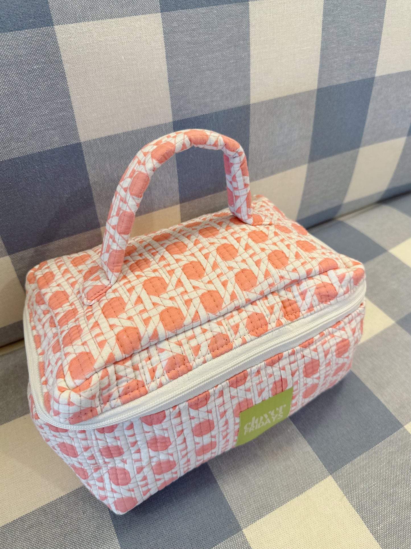 Pink Vivienne Cosmetic Bag