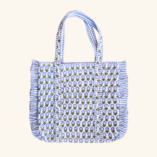 Capri Ruffle Tote