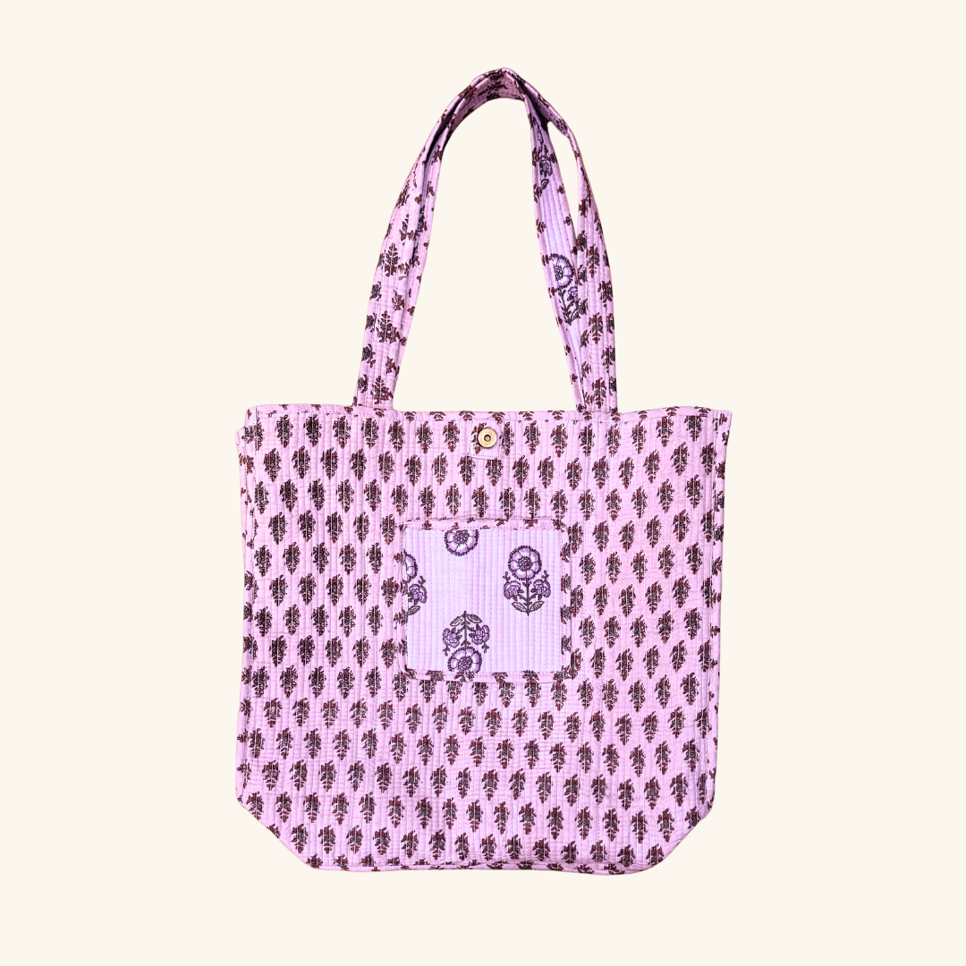 Genevieve Ruffle Tote