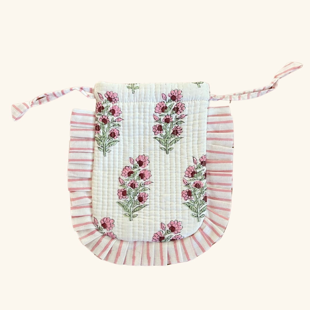 Clover Ruffle Pouch