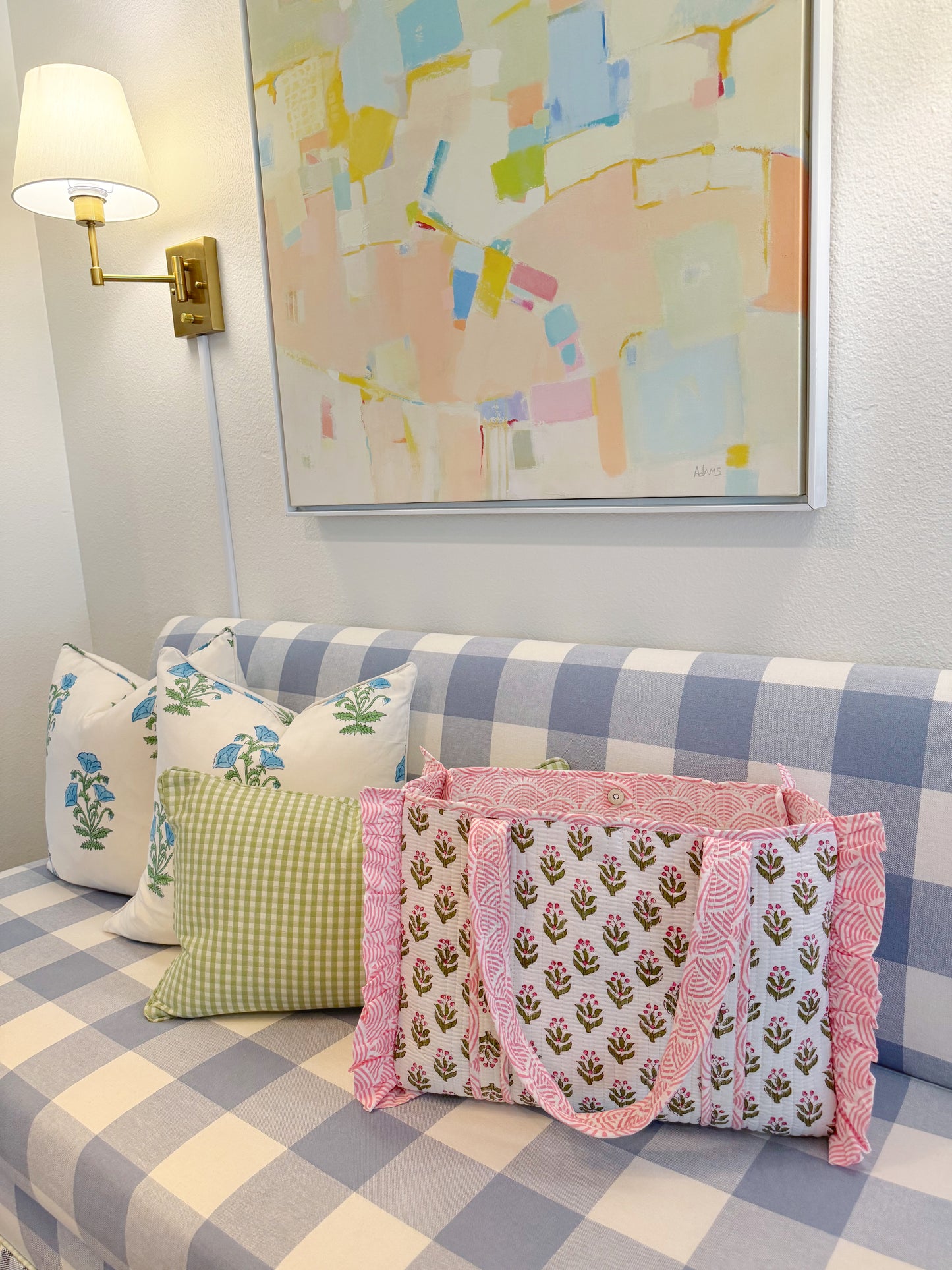 Georgia Ruffle Tote