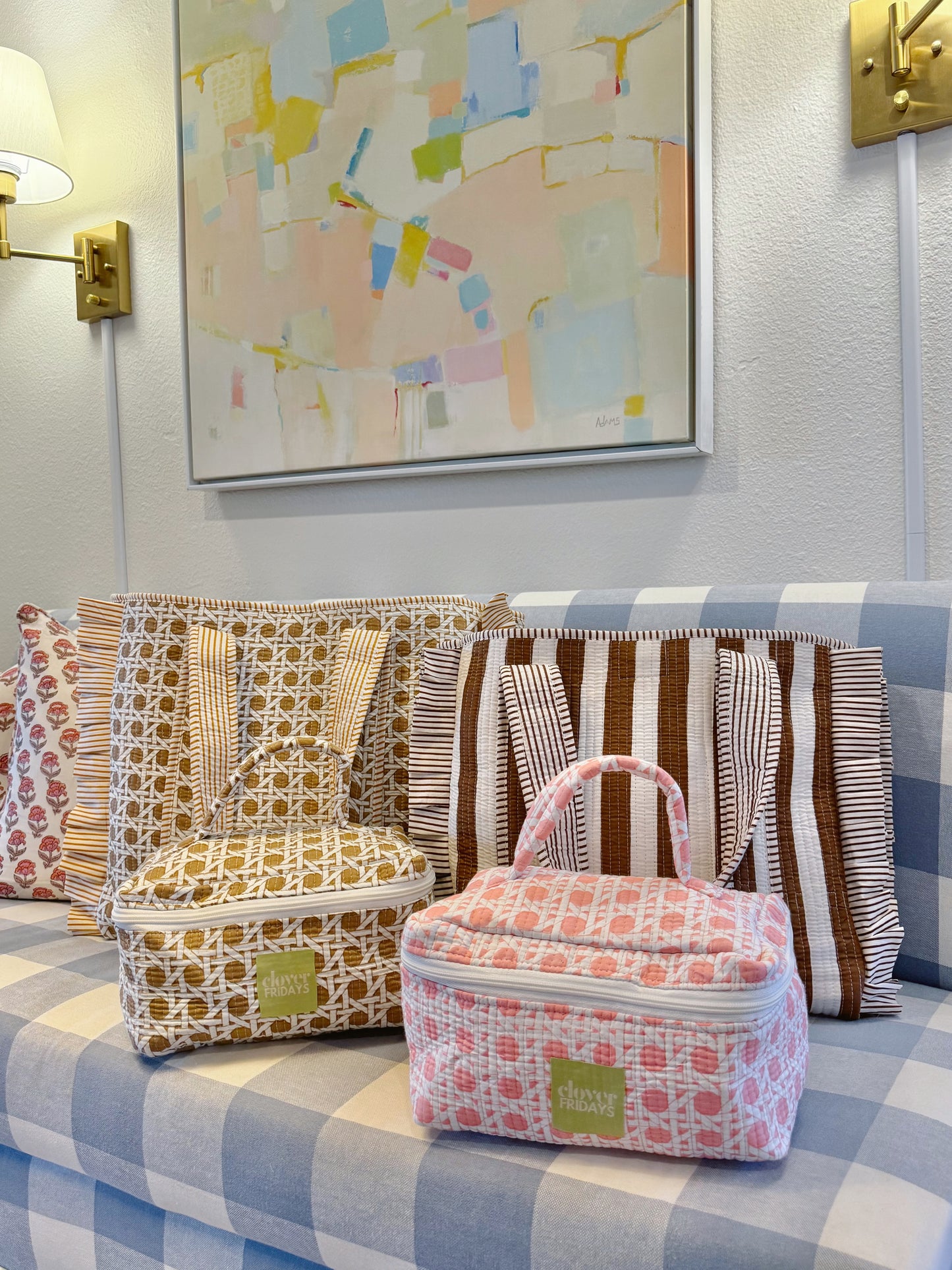 Pink Vivienne Cosmetic Bag