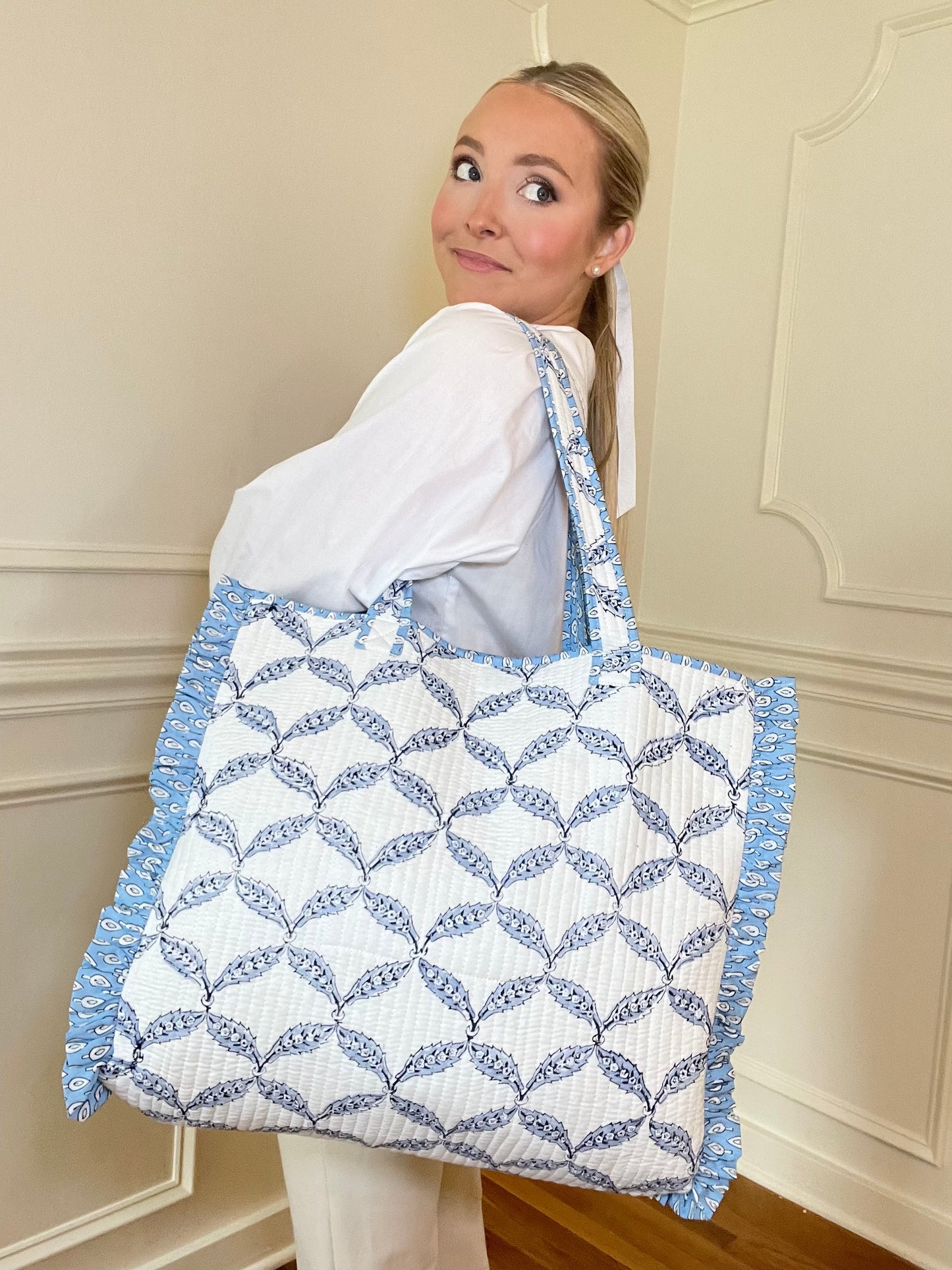 Bebe Ruffle Tote