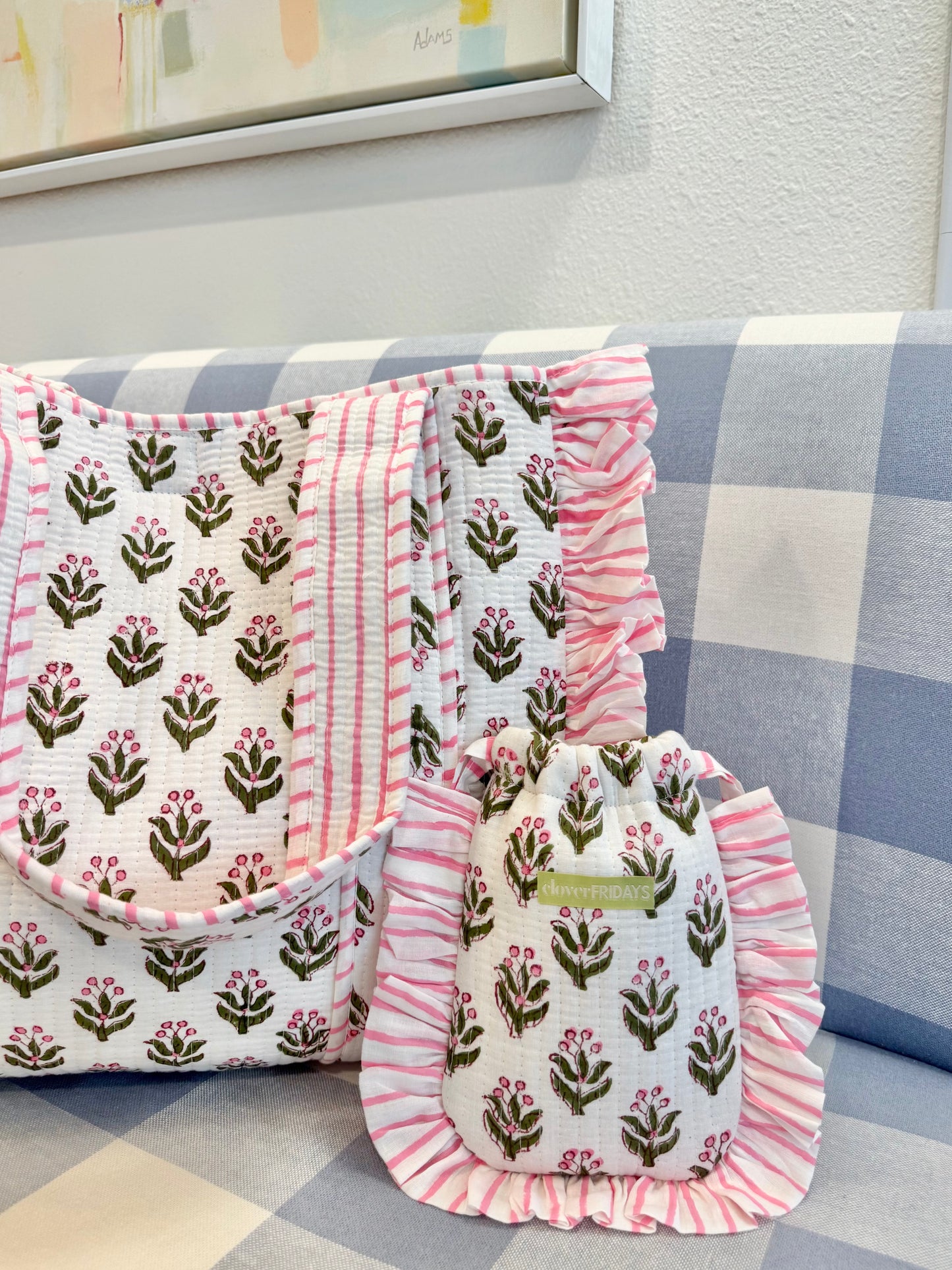 Georgia Ruffle Pouch