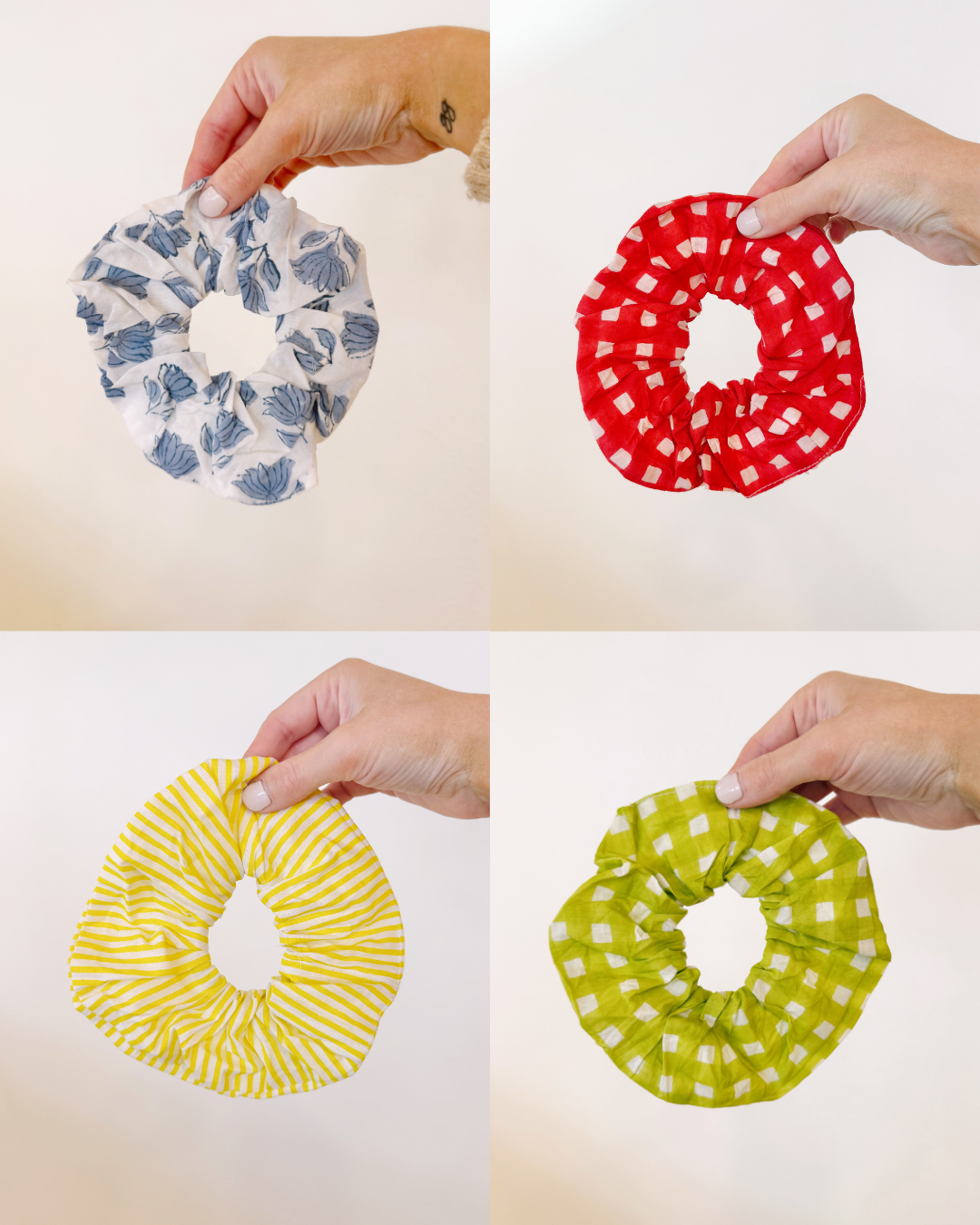 Clover Scrunchies