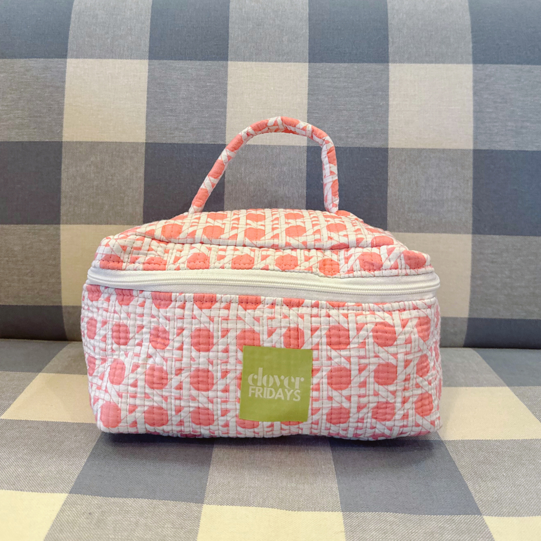 Pink Vivienne Cosmetic Bag